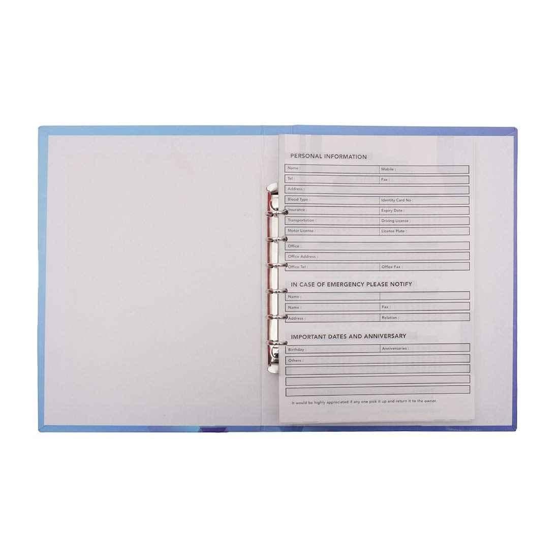 Buy Stolt Fine Blue 120 Pages Business Diary with Refillable Pages ...