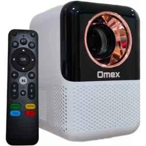 Omex 3800lm 16:9 Android 10 5G Wi-Fi Electronic White Portable Projector