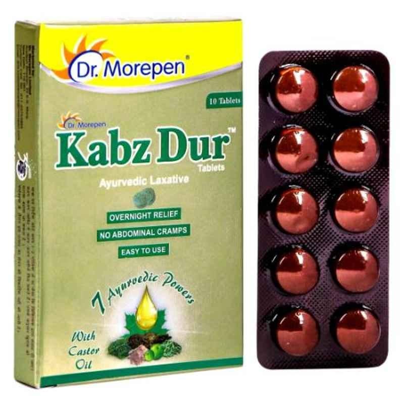Dr. Morepen 10 Pcs Ayurvedic Constipation Medicine Ayurvedic Tablets