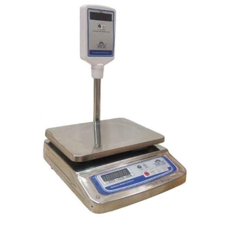 Shri Sai 30kg Stainless Steel Digital Table Top Weighing Scale, TT-SSP-30T