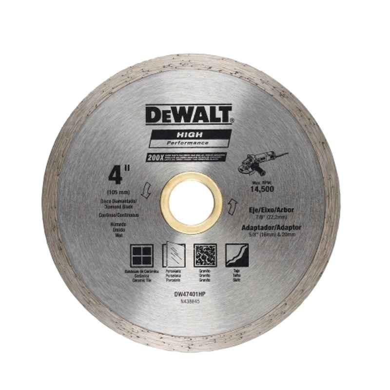 Dewalt 100x7x22 mm High Performance Continuous Rim Wheel, DW47401HP