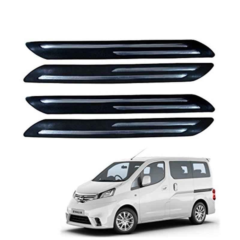 Kozdiko 4 Pcs Double Chrome Bumper Protector Set for Nissan Evalia