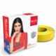 Fybros 1 Sqmm 90m Yellow Single Core ZHFR Industrial Cable, FWC1047