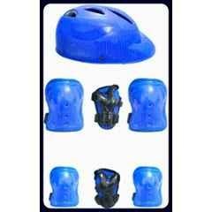 STYRKR Plastic & EVA Foam Blue Multipurpose Sports Helmet for Skating, Cycling & Skiing with Adjustable Straps Cycling KitKIT-760
