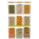 Generic 9 Pcs 1100ml Multicolour Plastic Grocery Container Set