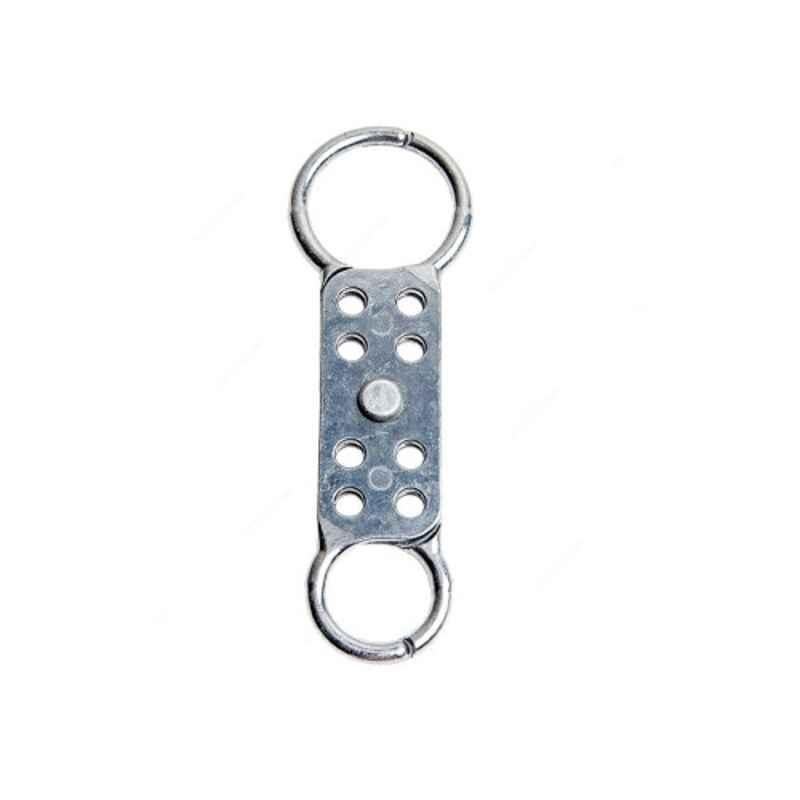 Loto-Lok 25x38mm Aluminium Silver Dual Jaw Lockout Hasp, HSP-ALDS-2538