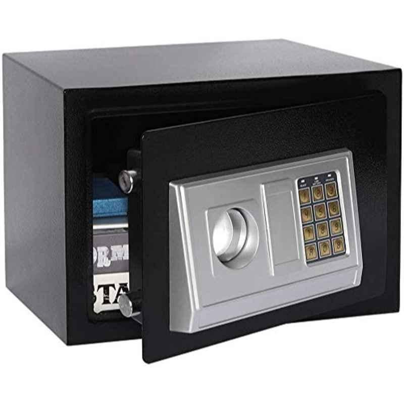 DishanKart GS200D Dark Grey 12L Digital Electronic Safe Metal Locker Box with Double Deadlock