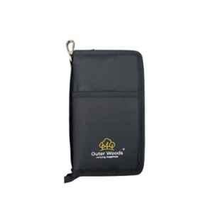 Outer Woods OW-16 7.5x4.5 inch Black Insulin Cooling Wallet Bag with 2 Free Ice Gel Packs for Diabetics