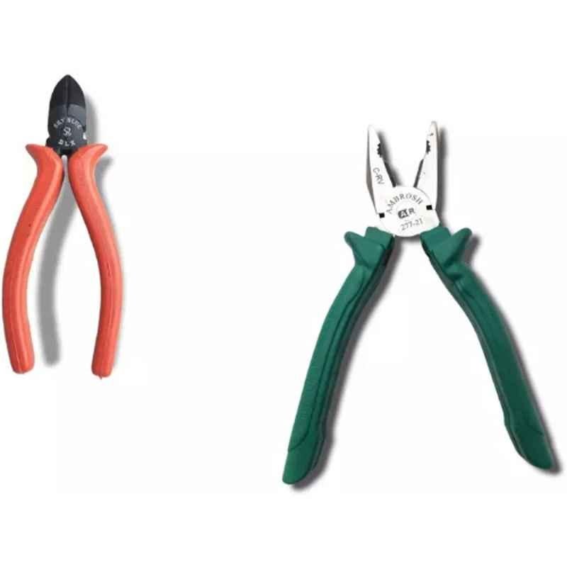 Sky Blue 2 Pcs 7.8 inch Lineman Plier Combo, SBE_PLIER_0544
