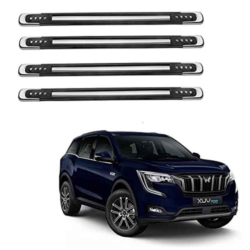 Kozdiko 4 Pcs Designer Black Bumper Protector Set for Mahindra XUV 700
