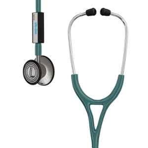 Lifeline Stainless Steel Green Dual Diaphragm Chest Piece Stethoscope with 2 Way Tube, STH005-GN