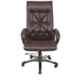 Caddy PU Leatherette Brown Adjustable Office Chair with Back Support, DM 905
