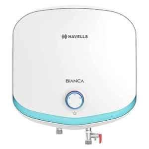 Havells Bianca 10 Litre 2000W 5 Star White & Blue Storage Water Geysers