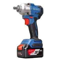 Dongcheng 12.7mm 488Nm Cordless Brushless Impact Wrench with 2 Pcs 20V 4Ah Battery & Charger, DCPB488 Type-EM