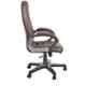 Caddy PU Leatherette Brown Adjustable Office Chair with Back Support, DM 900