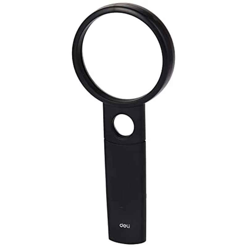Deli 70mm Glass Black Magnifier, W9090