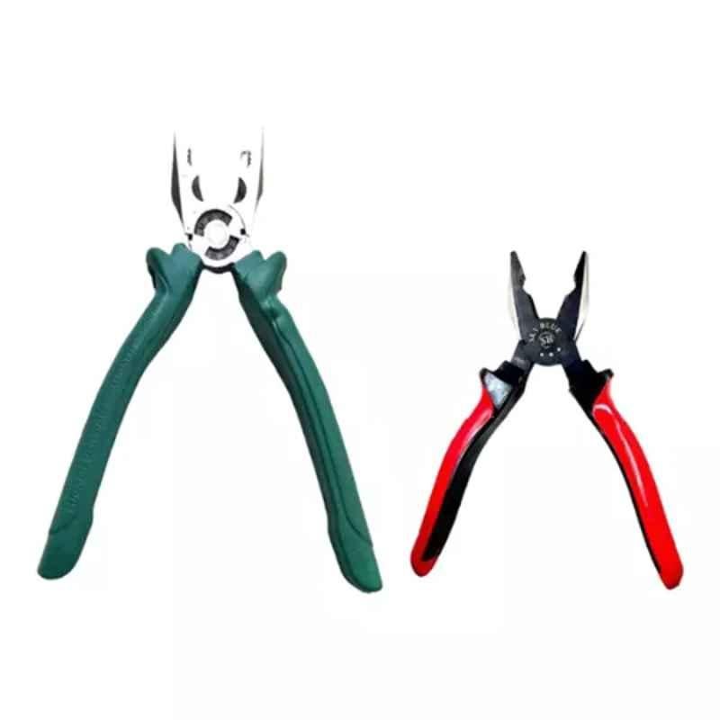 Sky Blue 2 Pcs 7.8 inch Lineman Plier Combo, SBE_PLIER_COMBO_MOD_01383