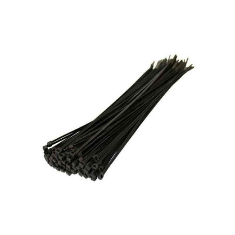 3.6x250mm Black Cable Tie (Pack of 100)