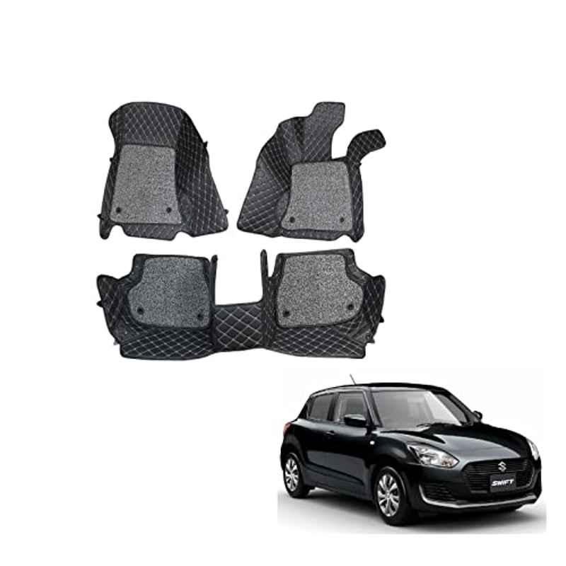 Kozdiko 7D Luxury Car Foot Mat Set for Maruti Suzuki New Swift 2018, Kozdiko_26