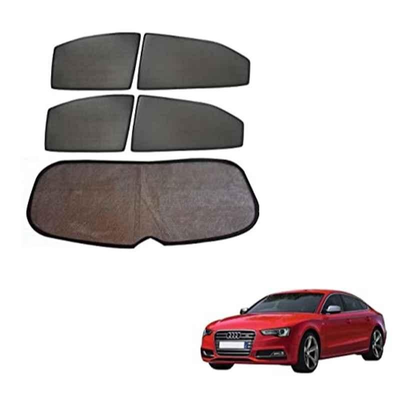 Kozdiko 5 Pcs Mesh Black Fixed Window & Rear Sun Shades Set for Audi S5