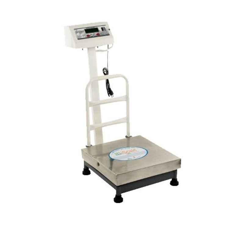 iScale 50kg and 10g Accuracy Stainless Steel Platform Weighing Machine with Front and Back Double Display