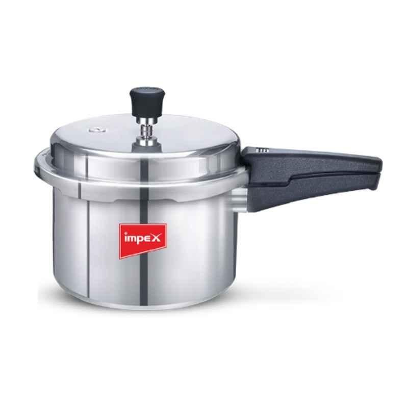 Impex 3L Aluminium Silver Pressure Cooker, ECO 3