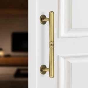 Plantex Main Door Handle/Stainless Steel Handle for Door/8 inch Pull-Push Handle/3 Years Warranty (S-142, Brass Antique)