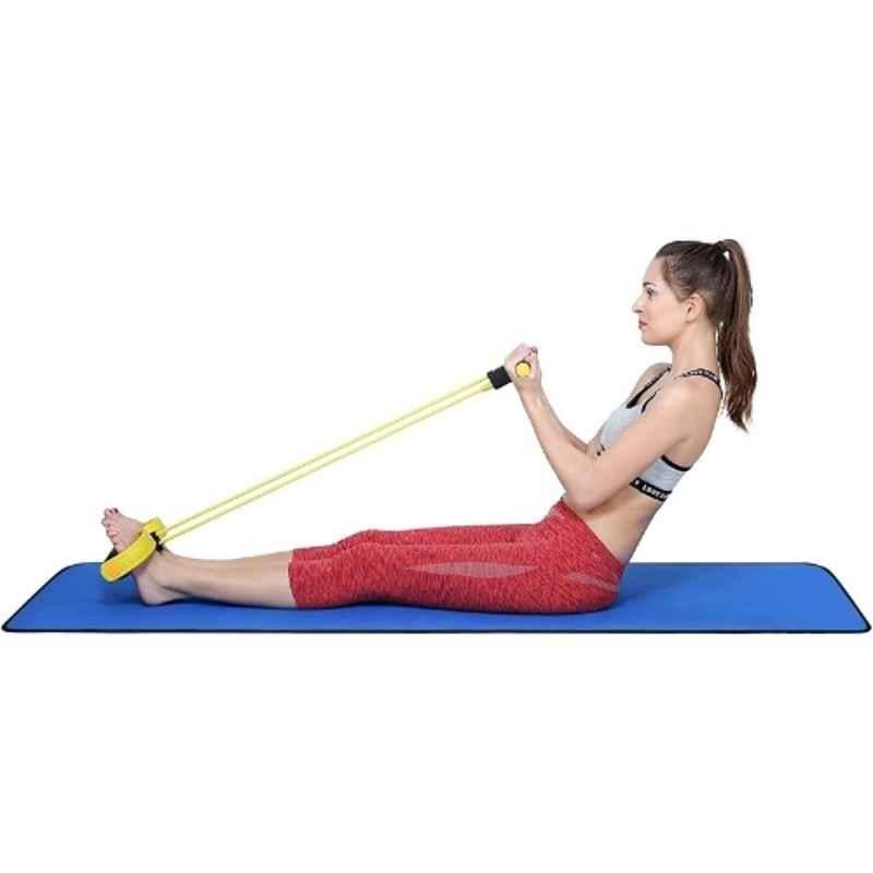 Shopeleven Latex 2 Tube Band Pedal Pull Reducer for Full Body Workout