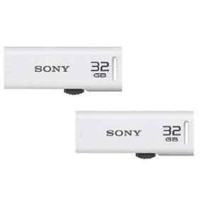 Sony Micro Vault 32GB White USB Pen Drive (Pack of 2)