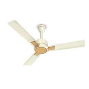 Havells EVA 57W 270rpm 1 Star 3 Blade Aluminium Metallic Cream Wicker Ceiling Fan with Copper Motor & 2 Years Warranty, FHCVD1SMCW48, Sweep: 1200 mm