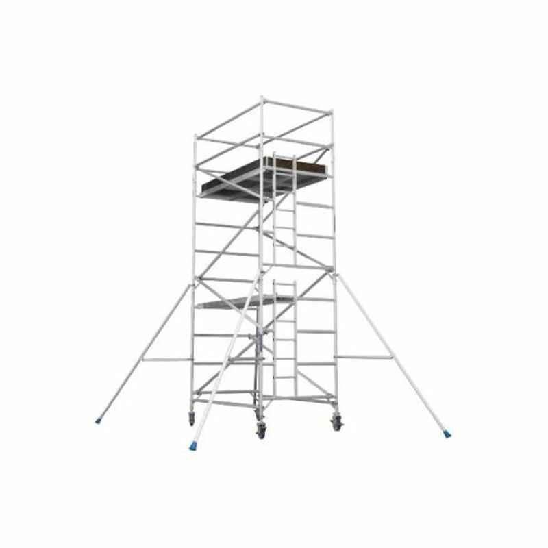 Topman AMWS6 6m Aluminium Silver Mobile Wide Scaffolding