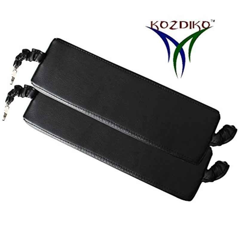 Kozdiko 2 Pcs Black Seat Space Gap Filler Set for Fiat Avventura