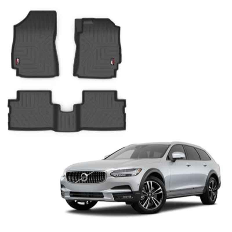 Kozdiko Thermoplastic Polyolefins 3D Life Long Car Floor Mat Set for Volvo V90
