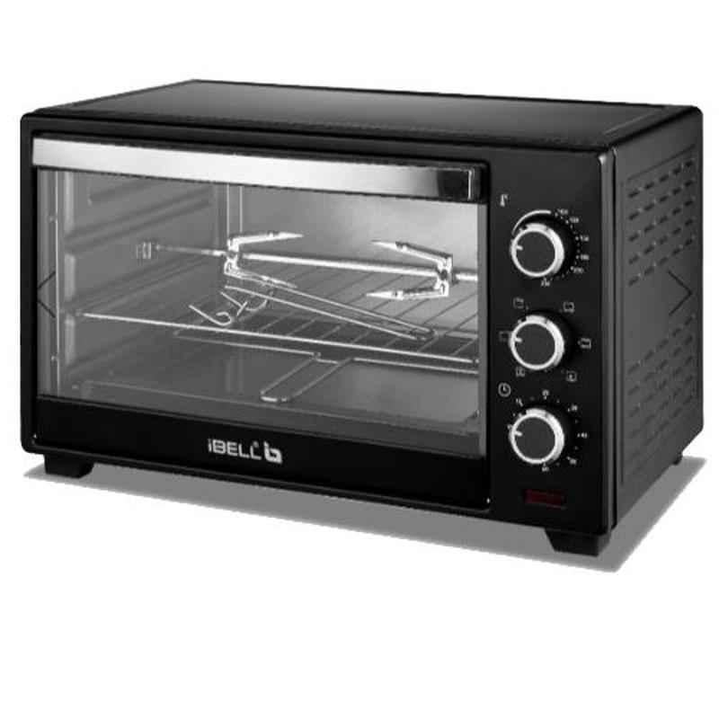 iBELL 1600W 30L Black Electric Microwave Oven, IBLEO30LG