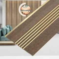 Plantex 40 Sqft 1x8ft 3D Charcoal Wall Panel for Interior Decor, WD-2204 (Pack of 5)