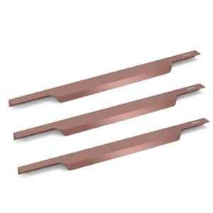 Plantex Profile Handle for Kitchen Cabinet/18 inch Aluminium Drawer Profile Handle/Wardrobe Pull Handle for Home/Office/Hotel - Pack of 3 (Rose Gold)