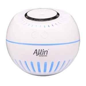 Allin 160ml White 3 in 1 Mini Ultrasonic Portable Air Purifier Cum Humidifier with USB Fan & Reading Night Light, RYF-006