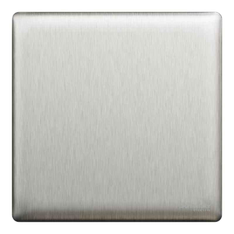 Schneider Electric Unica X 16A 250V 2 Way 1 Gang Stainless Steel Switch, NUX31_2_SS