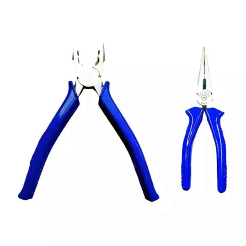 Sky Blue 2 Pcs 7.8 inch Lineman Plier Combo, SBE_PLIER_COMBOS_COMBO_237
