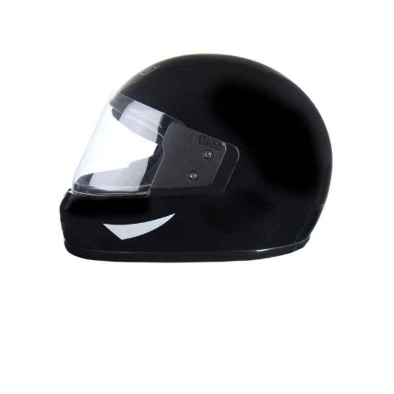 GTG Black Full Face Motorcycle Helmet, Size: Medium