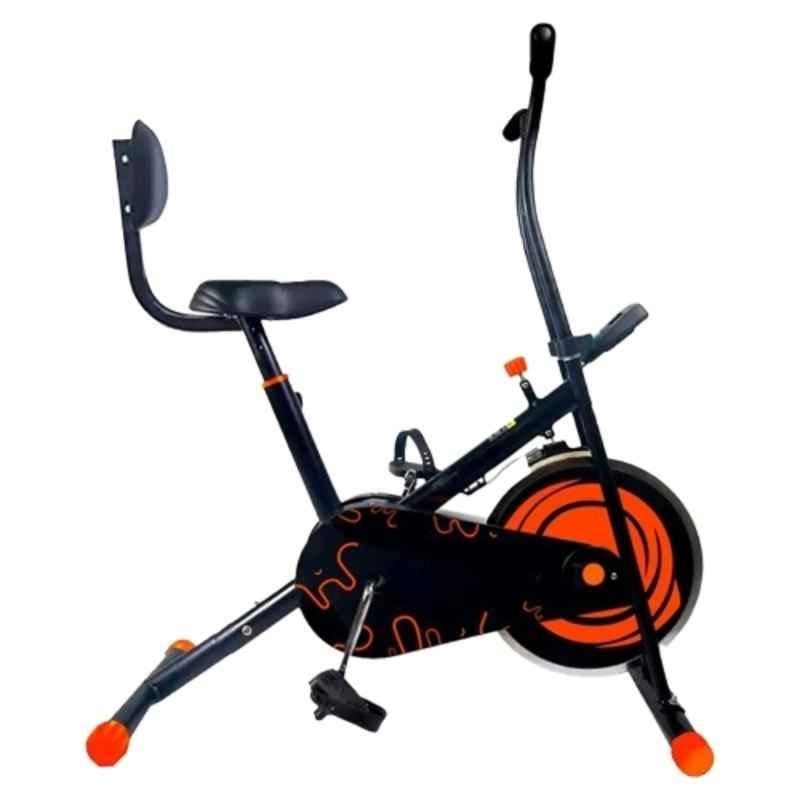 Reach SB-200 Alloy Steel Black Upright Spin Bike Exercise Fitness Cycle with Adjustable Resistance & LCD Display