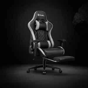 Cellbell Shadow FT PU Leather High Back Grey Gaming Chair, CBHKFOC14491
