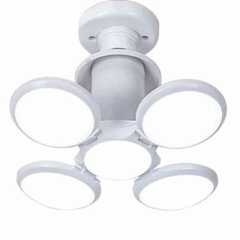 EGK 40W Cool White Fiber Glass Round UFO Football Chandelier Ceiling Lamp