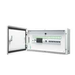 Schneider Electric Acti-9 6 Ways Double Door SPN White Distribution Board, A9HSND06