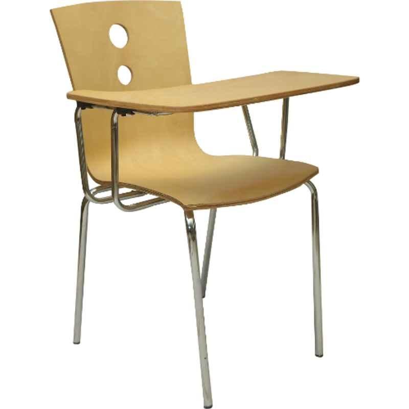 Veeshna Polypack Engineering Wood Medium Back Foldable Training Chair, CRH-1049