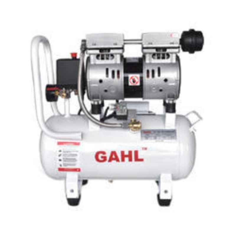 Gahl GA1500-18L 2HP White Dental Oil Free Air Compressor with Electromagnetic Valve