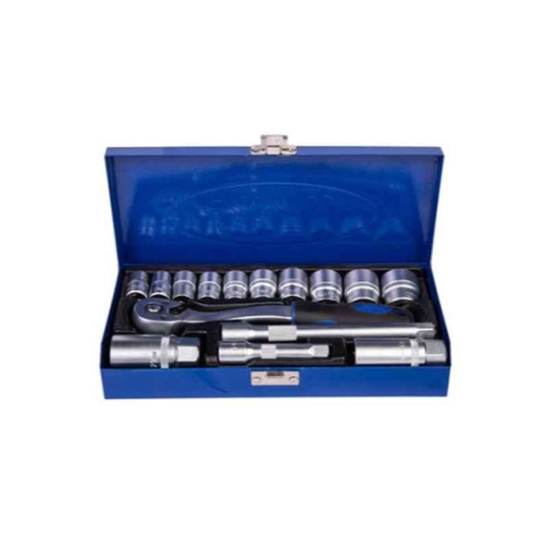 Ford 15 Pcs CrV Ratchet & Socket Set, FMT-030