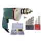 Imported 10mm 350W Heavy Duty Electric Drill Machine with 13Pcs HSS, 5Pc Masonry, 41Pcs Socket Set Power & Hand Tool Kit