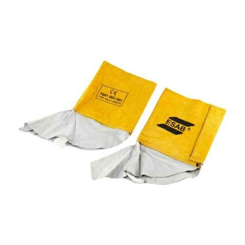 ESAB Yellow Leather Welding Leg Guard, Size: Standard