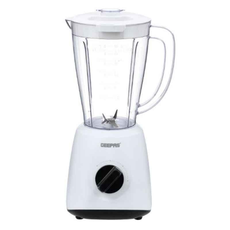 Geepas 400W 1.5L Stainless Steel & Glass Blender, GSB9894